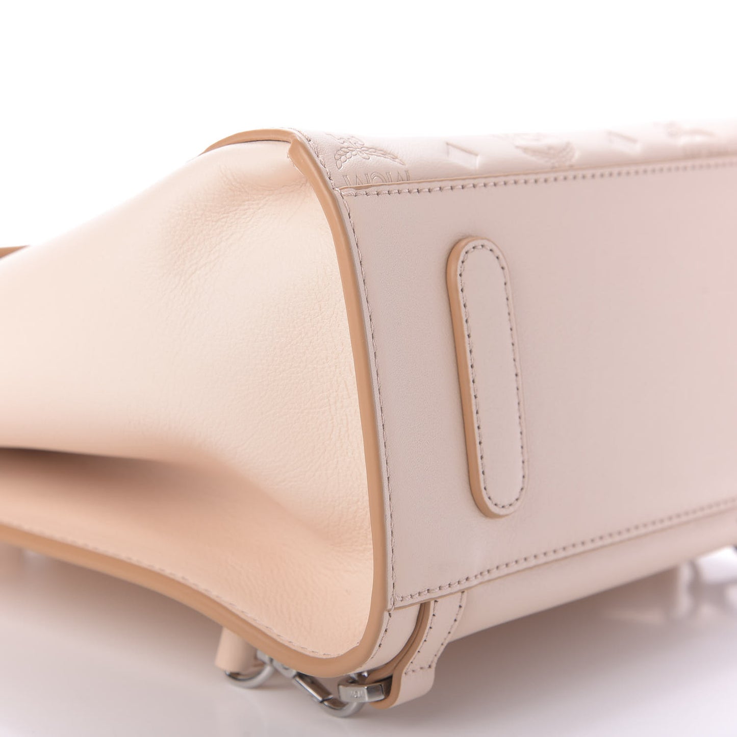 Calfskin Essential Monogram Small Backpack Bisque