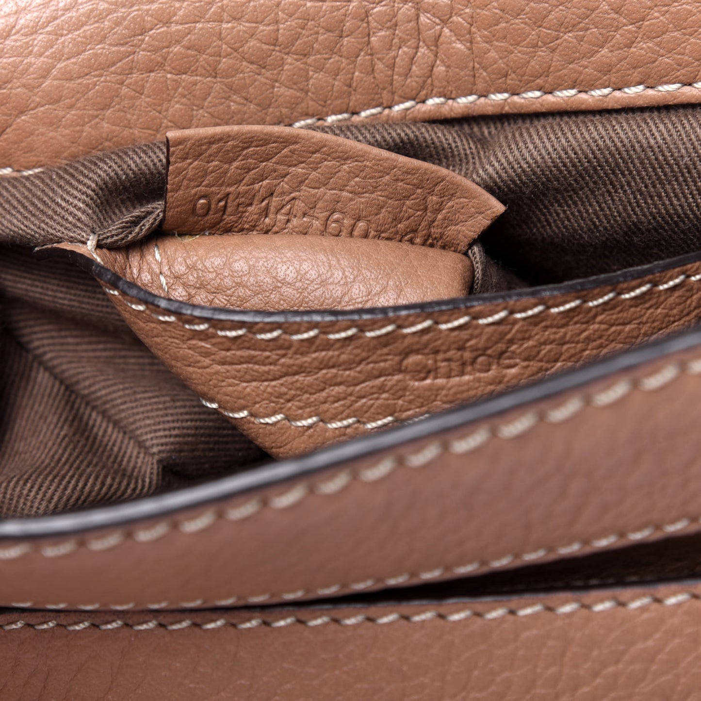 Calfskin Mini Marcie Round Crossbody Bag Nut