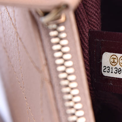 Chanel Shiny Calfskin Goatskin Quilted Small Coco Curve Messenger Flap Beige 7 of 16