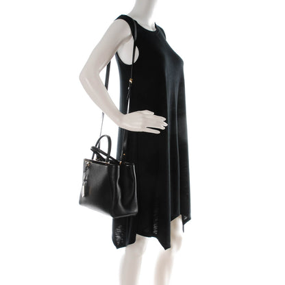Fendi Vitello Elite Petite 2Jours Tote Black 2 of 8