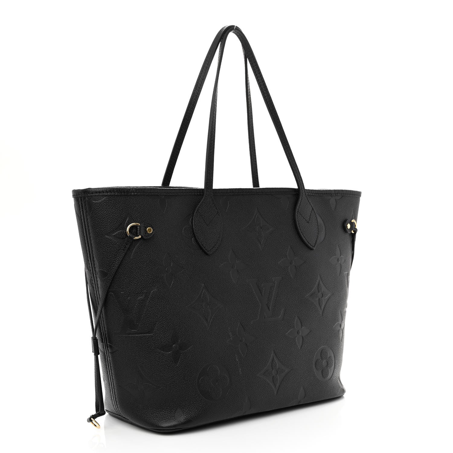 Louis Vuitton Empreinte Monogram Giant Neverfull MM Black 4 of 11
