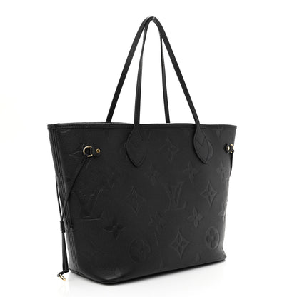 Louis Vuitton Empreinte Monogram Giant Neverfull MM Black 4 of 11