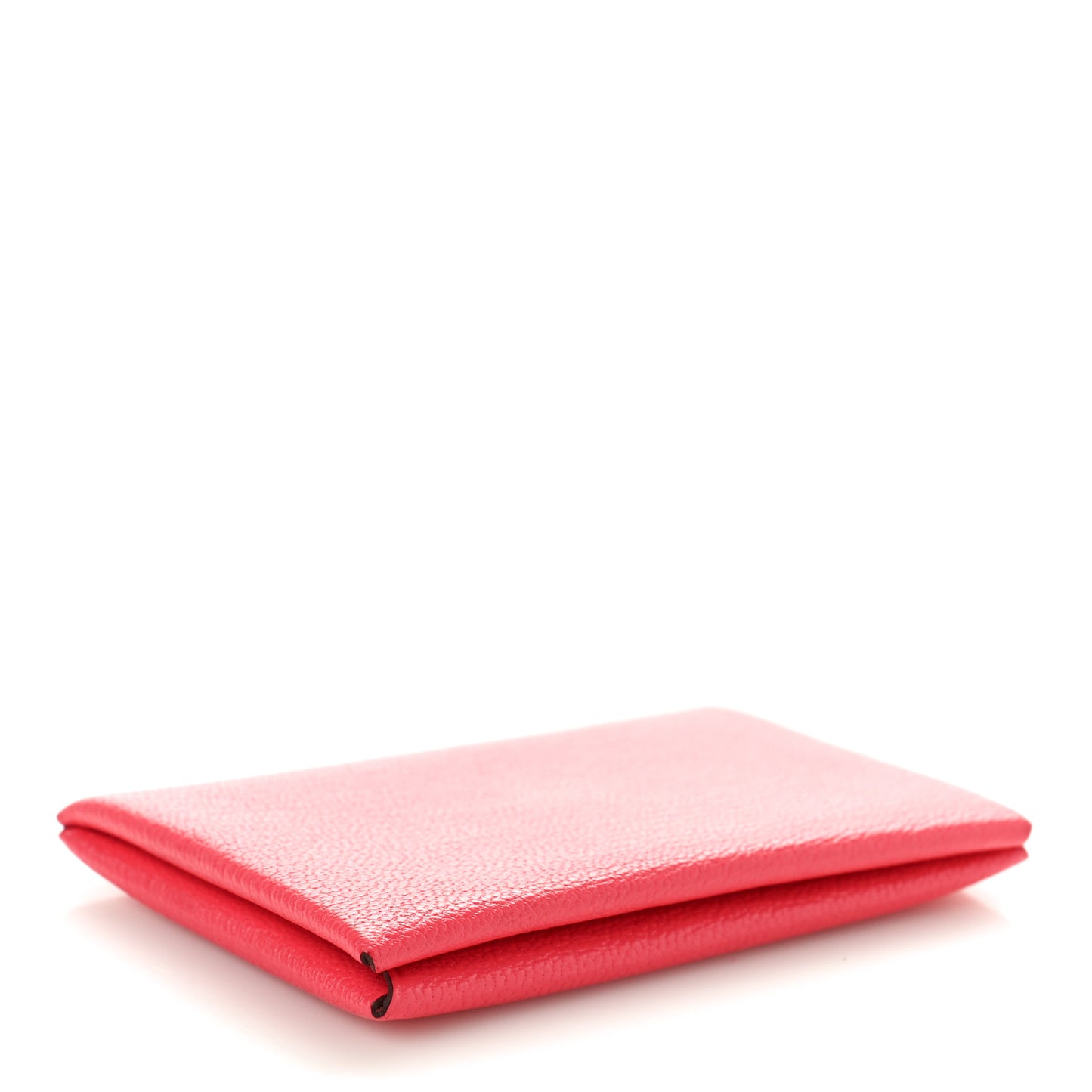 Chevre Mysore Calvi Card Case Rose Lipstick