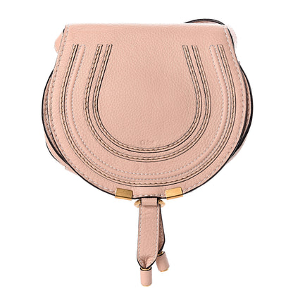 Chloe Calfskin Mini Marcie Round Crossbody Bag Blush Nude 1 of 11