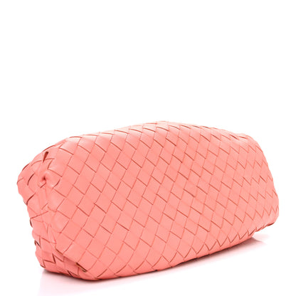Bottega Veneta Nappa Maxi Intrecciato The Pouch Oversized Clutch Peach 4 of 11