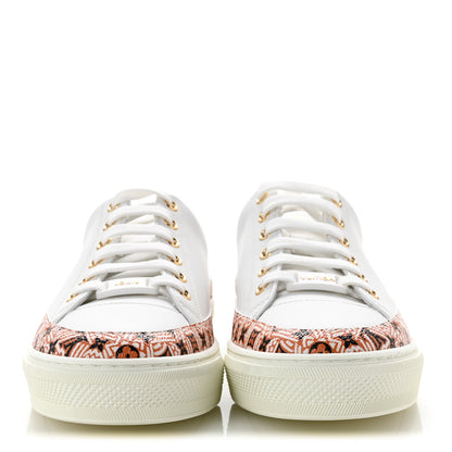Louis Vuitton Calfskin Monogram Crafty Sneaker 37 White 3 of 9
