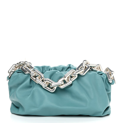 Bottega Veneta Calfskin The Pouch Chain Linloleum 1 of 12