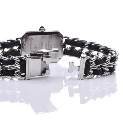 Chanel Stainless Steel Lambskin 20mm Chain Premiere Quartz Watch XL 6 of 6