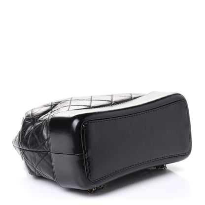 Chanel Aged Calfskin Quilted Gabrielle Backpack Black 3 of 5