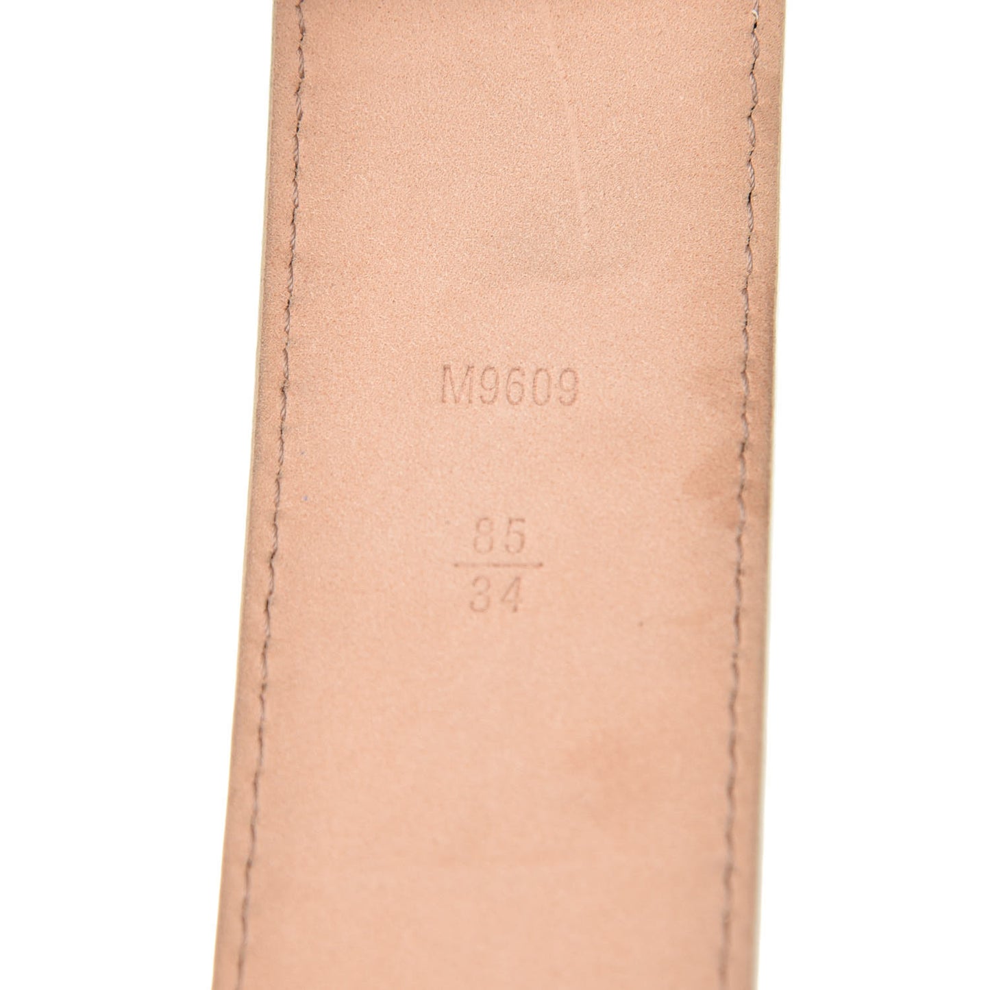 Damier Azur LV Initiales Belt 85 34