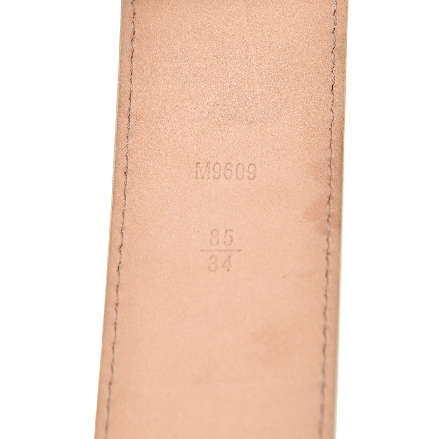 Louis Vuitton Damier Azur LV Initiales Belt 85 34 5 of 9