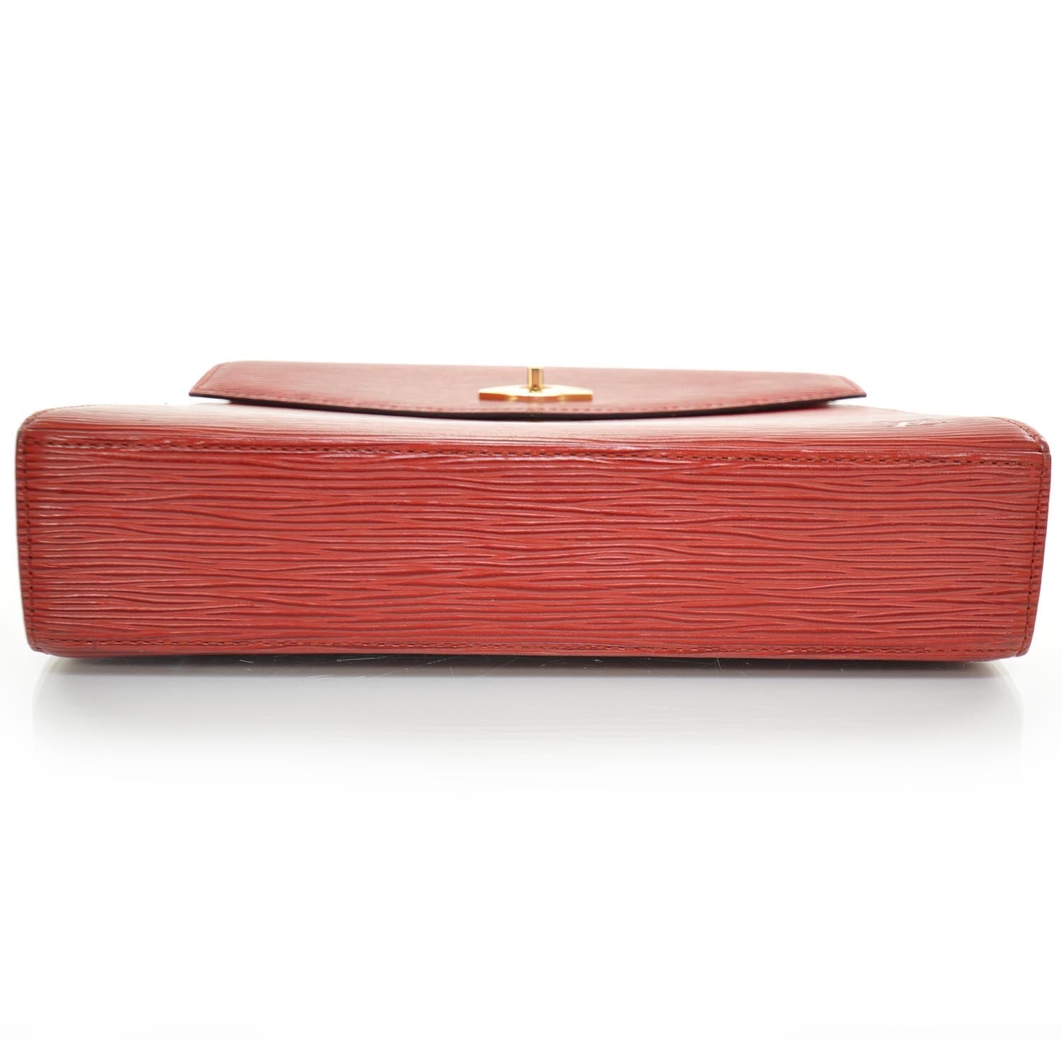 Louis Vuitton Epi Malesherbes Red 6 of 9