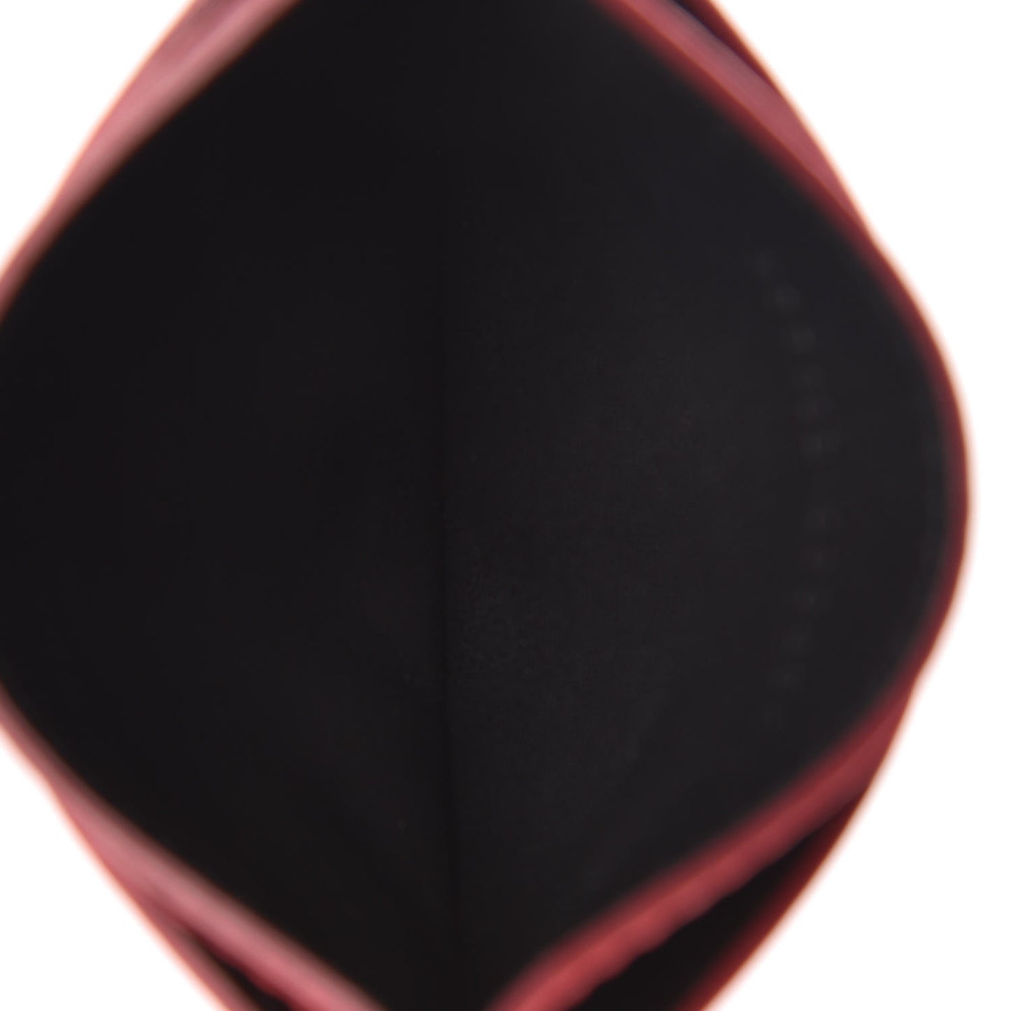 Calfskin Skull Card Holder Scarlet Red