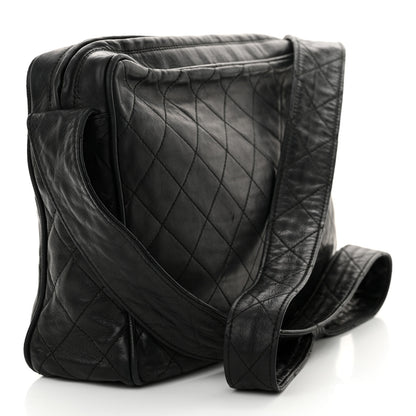 Chanel Lambskin Quilted Tassel Camera Case Black 3 of 16