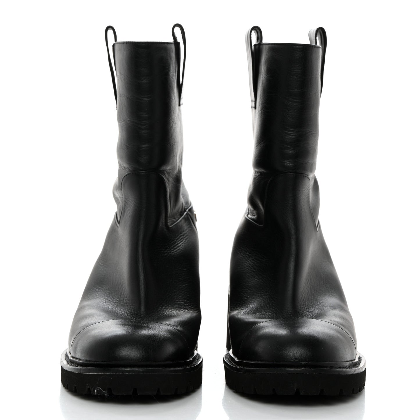 Calfskin CC Ankle Boots 38 Black