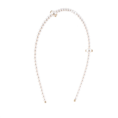 Chanel Pearl CC Headband Ivory 3 of 4