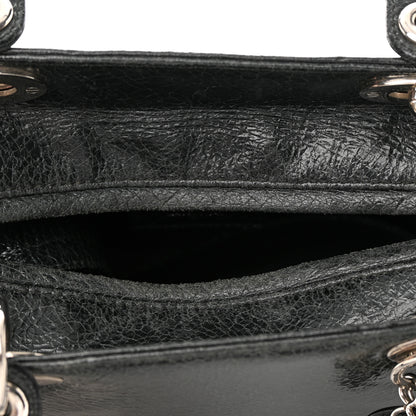Christian Dior Ceramic Effect Deerskin Jeweled Swan Lady Dior Black 13 of 14