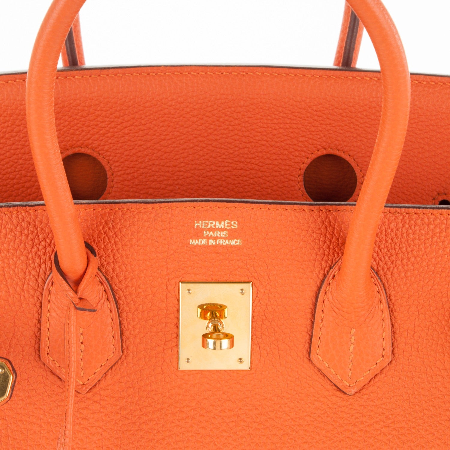 Hermes Togo Birkin 35 Orange 9 of 24