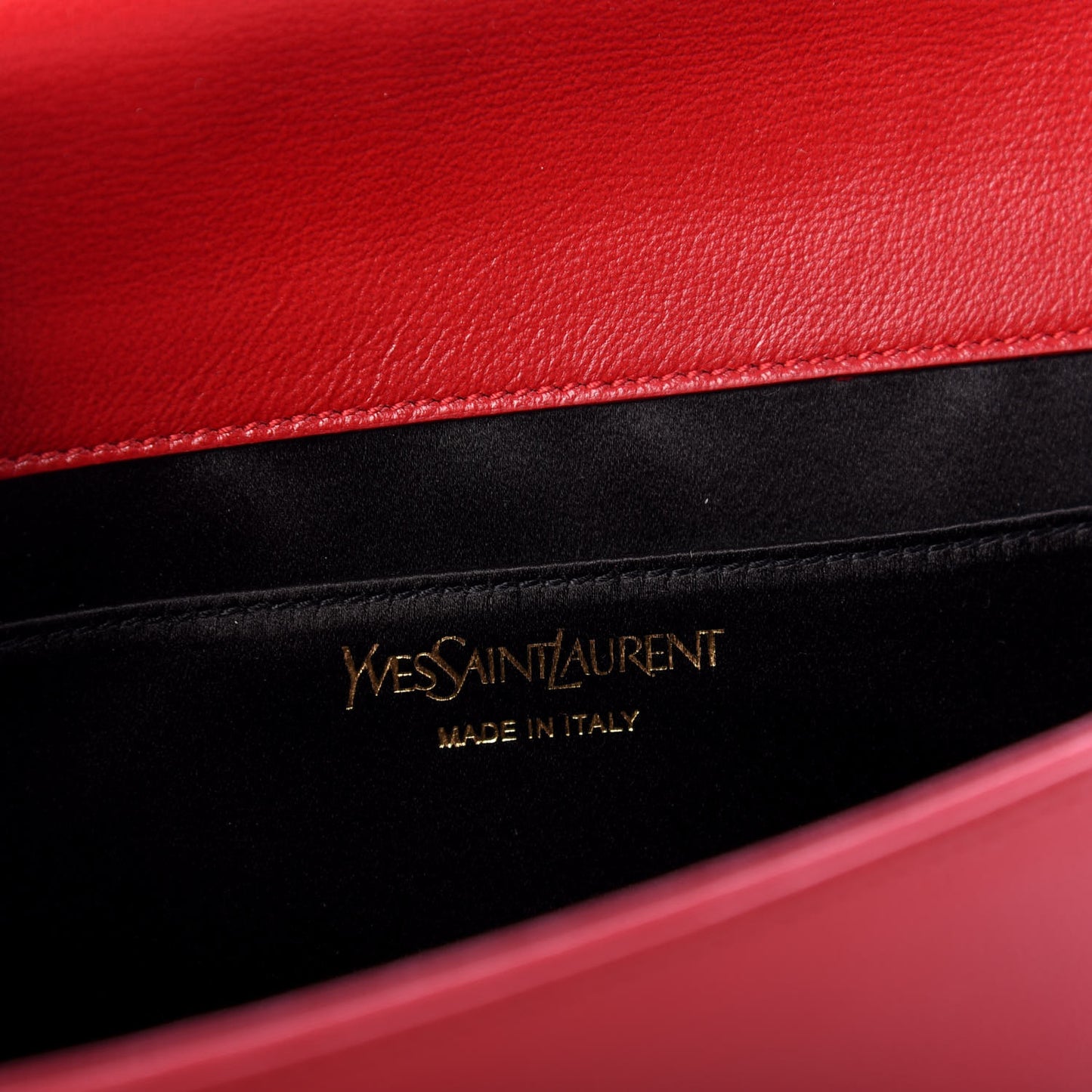 Calfskin Monogram Large Belle De Jour Clutch Red
