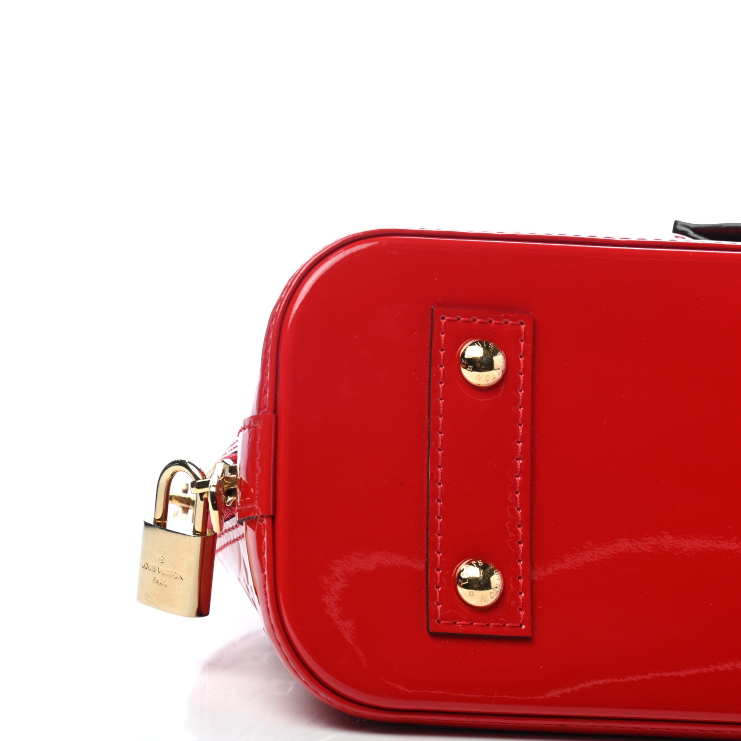 Louis Vuitton Vernis Alma BB Cherry 8 of 11