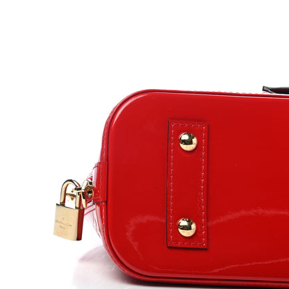 Louis Vuitton Vernis Alma BB Cherry 8 of 11