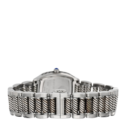 David Yurman Stainless Steel Diamond Bezel Mother of Pearl 25mm Thoroughbred Quartz Watch 3 of 5