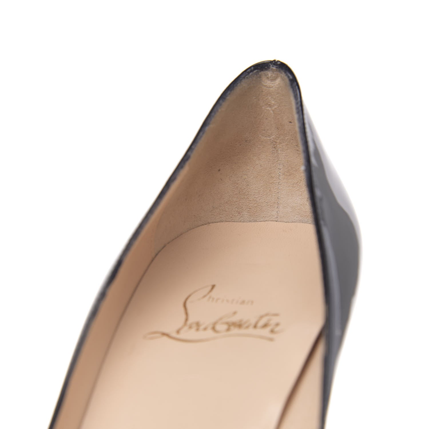 Christian Louboutin Patent Pigalle 120 Pumps 37.5 Black 9 of 11