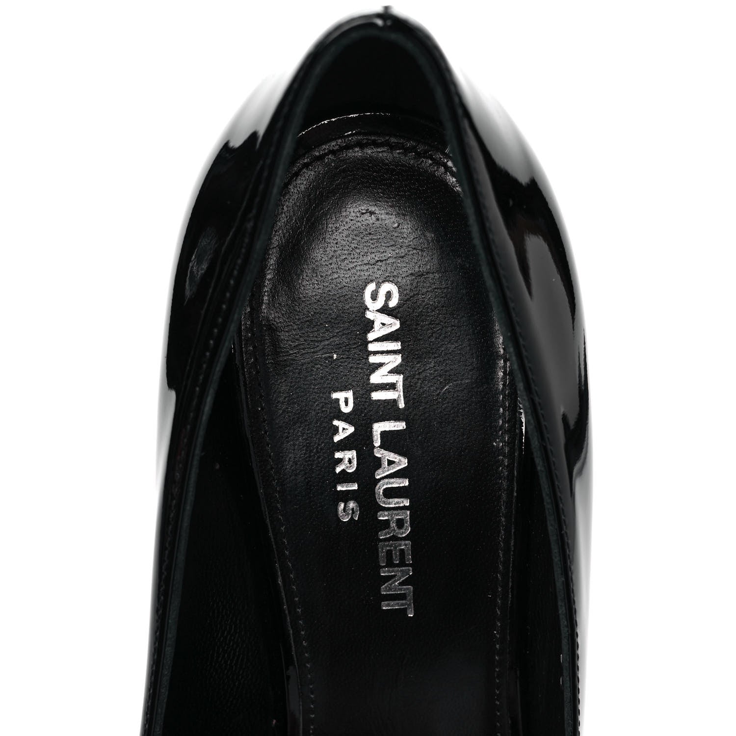 Saint Laurent Patent Opyum 85 Pumps 36 Black 7 of 9