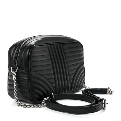 Prada Soft Calfskin Diagramme Camera Bag Black 4 of 12