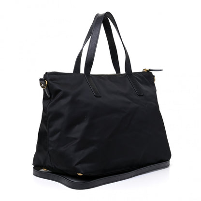 Prada Nylon Tessuto Saffiano Robot Tote Bag Black Mimosa 2 of 5
