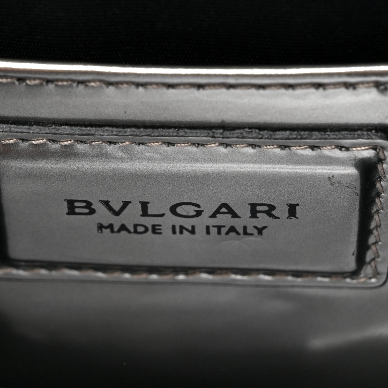 Bulgari Metallic Calfskin Serpenti Forever Top Handle Silver 7 of 19