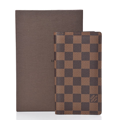 Louis Vuitton Damier Ebene Checkbook Cover Wallet 8 of 8