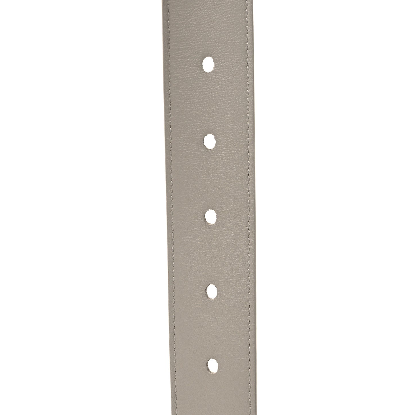 Smooth Calfskin Monogram Square Buckle Belt 85 Crema Soft
