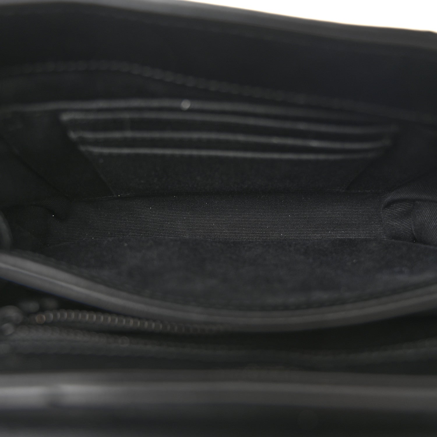 Saint Laurent Calfskin Y Quilted Monogram Monochrome Toy Loulou Crossbody Bag Black 5 of 16