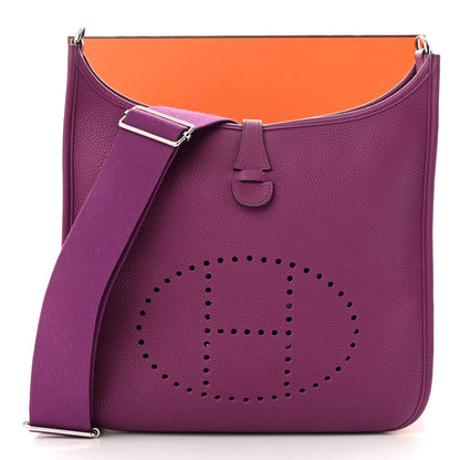 Hermes Taurillon Clemence Evelyne III PM Anemone 11 of 11