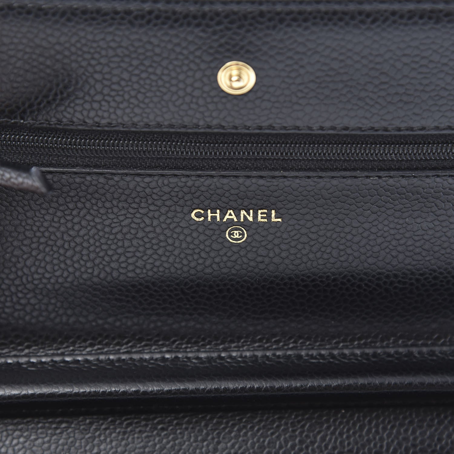 Chanel Caviar Quilted Wallet On Chain WOC Black 6 of 11