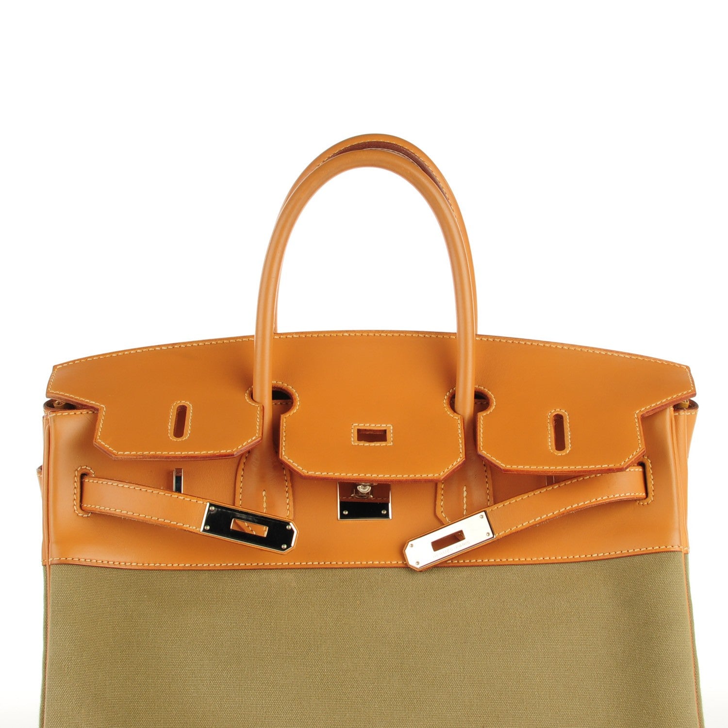 Hermes Toile Natural Barenia Birkin 35 10 of 18