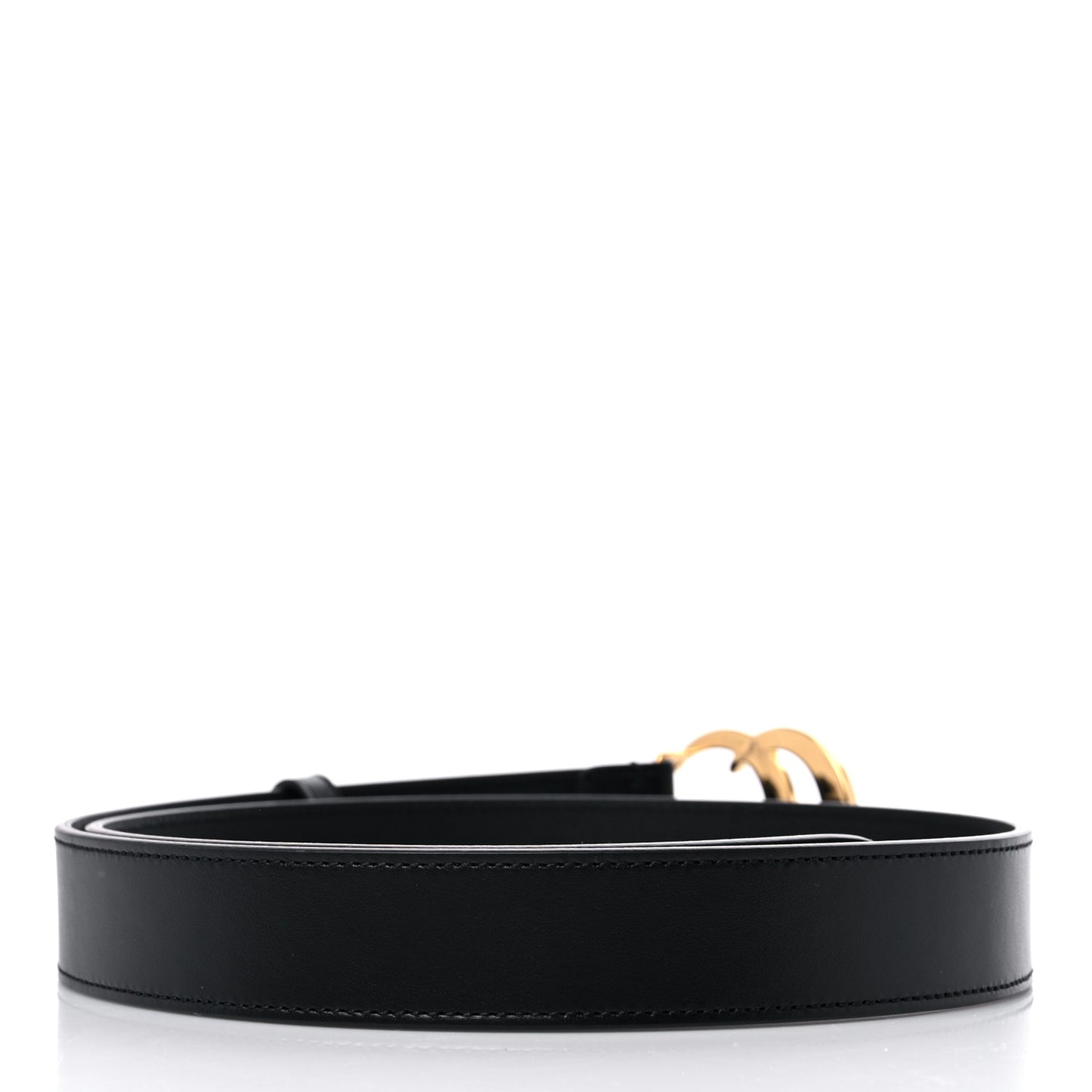 Plutone Calfskin Double G 30mm Belt 90 36 Black