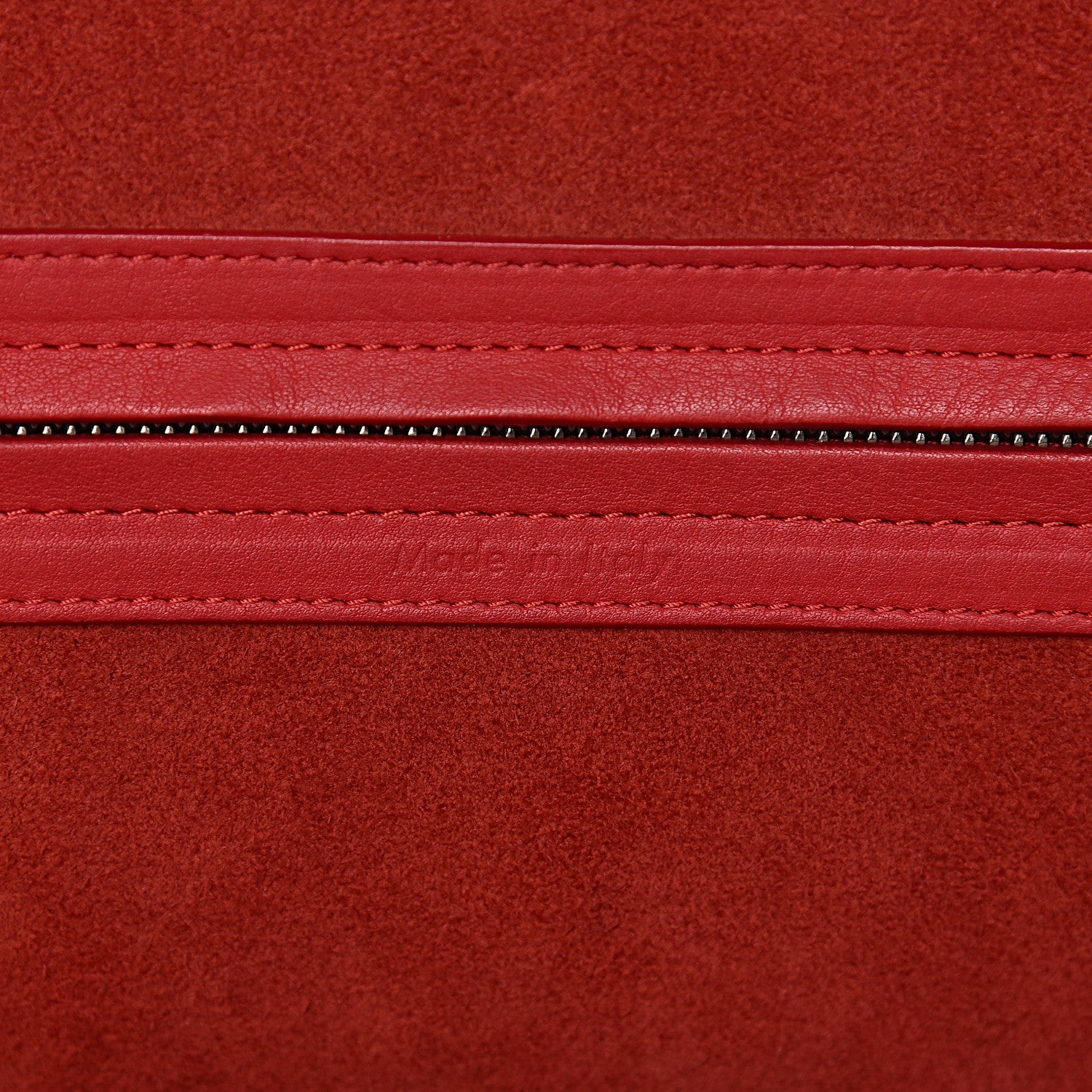 Celine Supple Calfskin Medium Phantom Luggage Vermillion 6 of 13