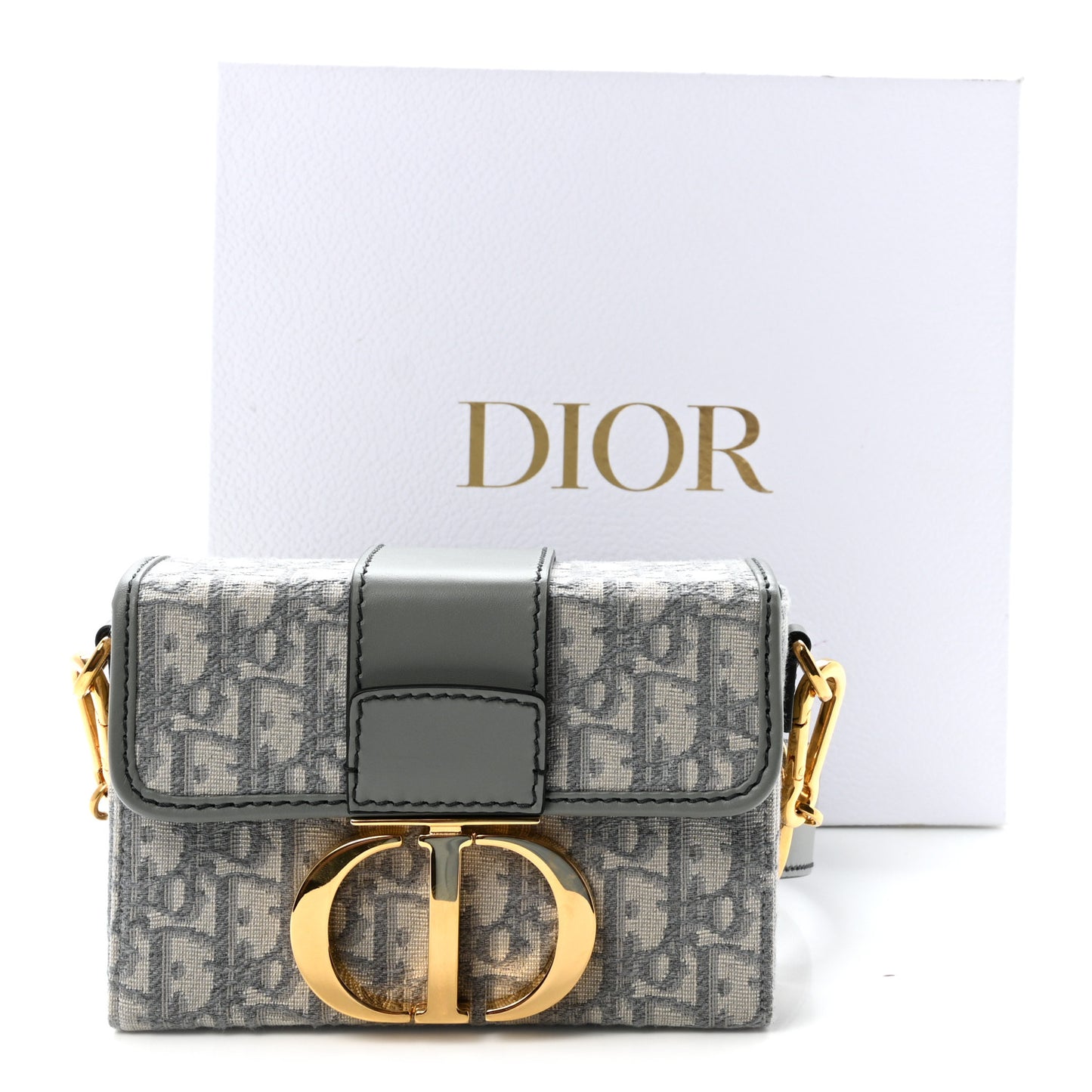 Oblique 30 Montaigne Box Bag Grey