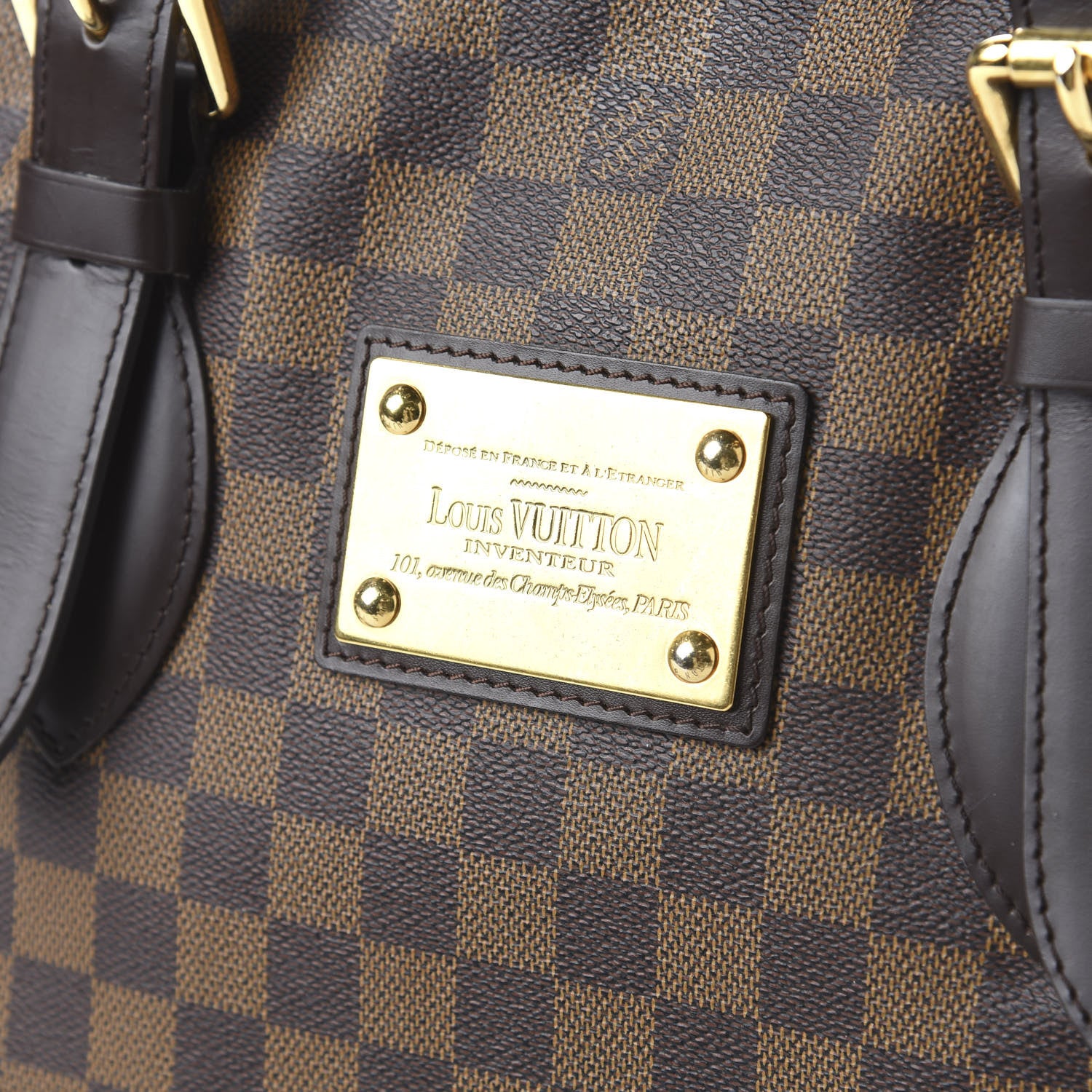 Louis Vuitton Damier Ebene Hampstead MM 9 of 9