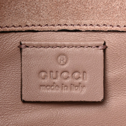 Gucci Patent Microguccissima Small Broadway Clutch Dark Cipria 6 of 14