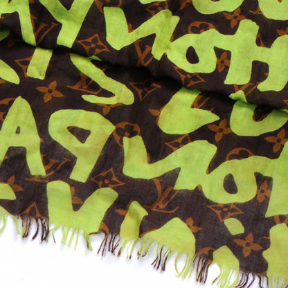 Louis Vuitton Cotton Graffiti Green 7 of 8