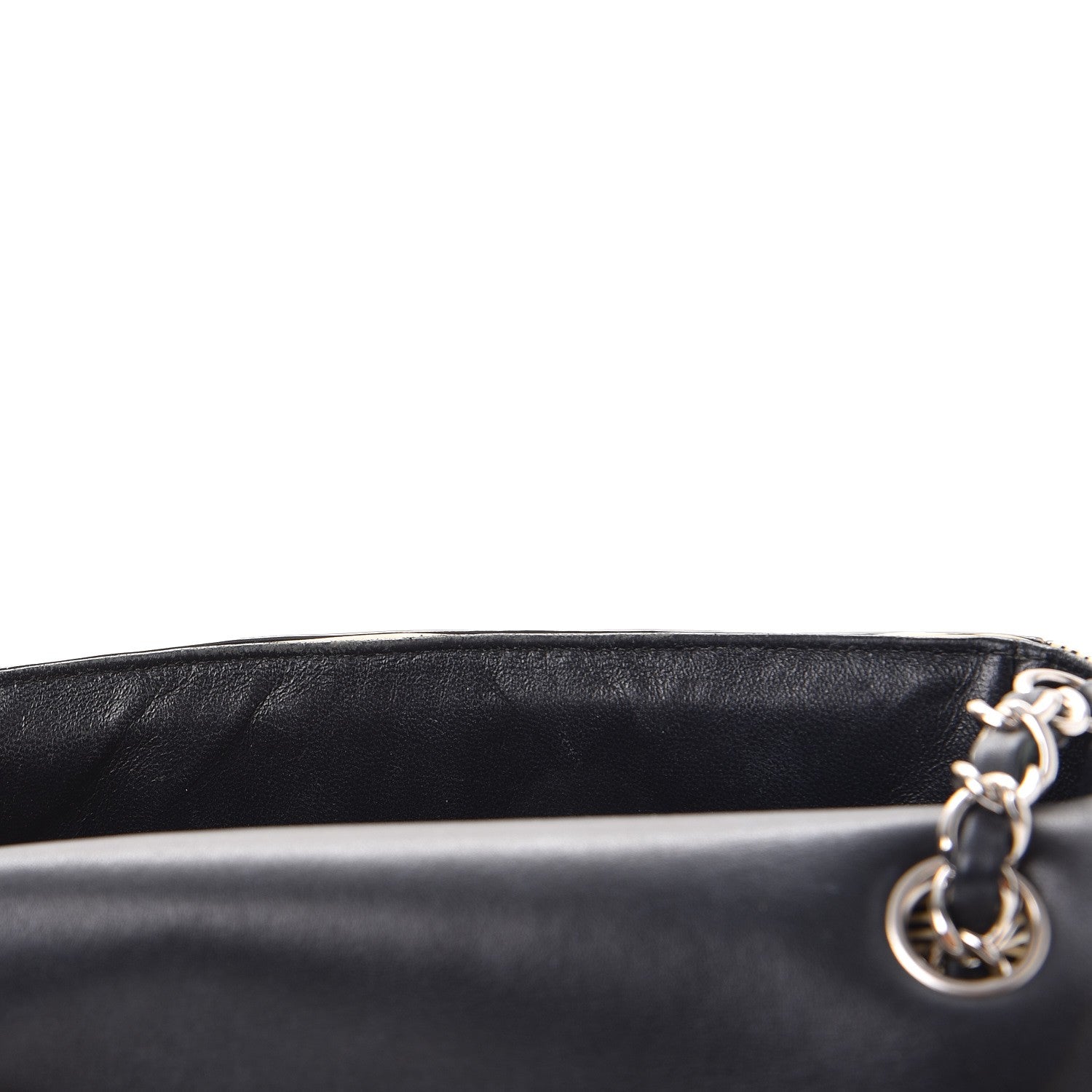 Chanel Patent Calfskin Striped Mini Rectangular Flap Black 11 of 12