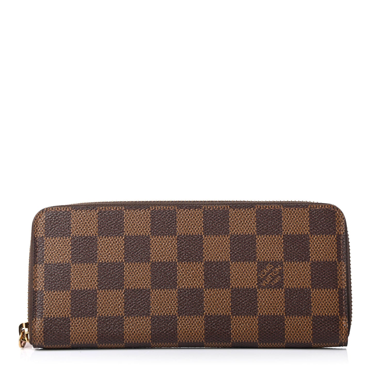 Damier Ebene Clemence Wallet Rose Ballerine