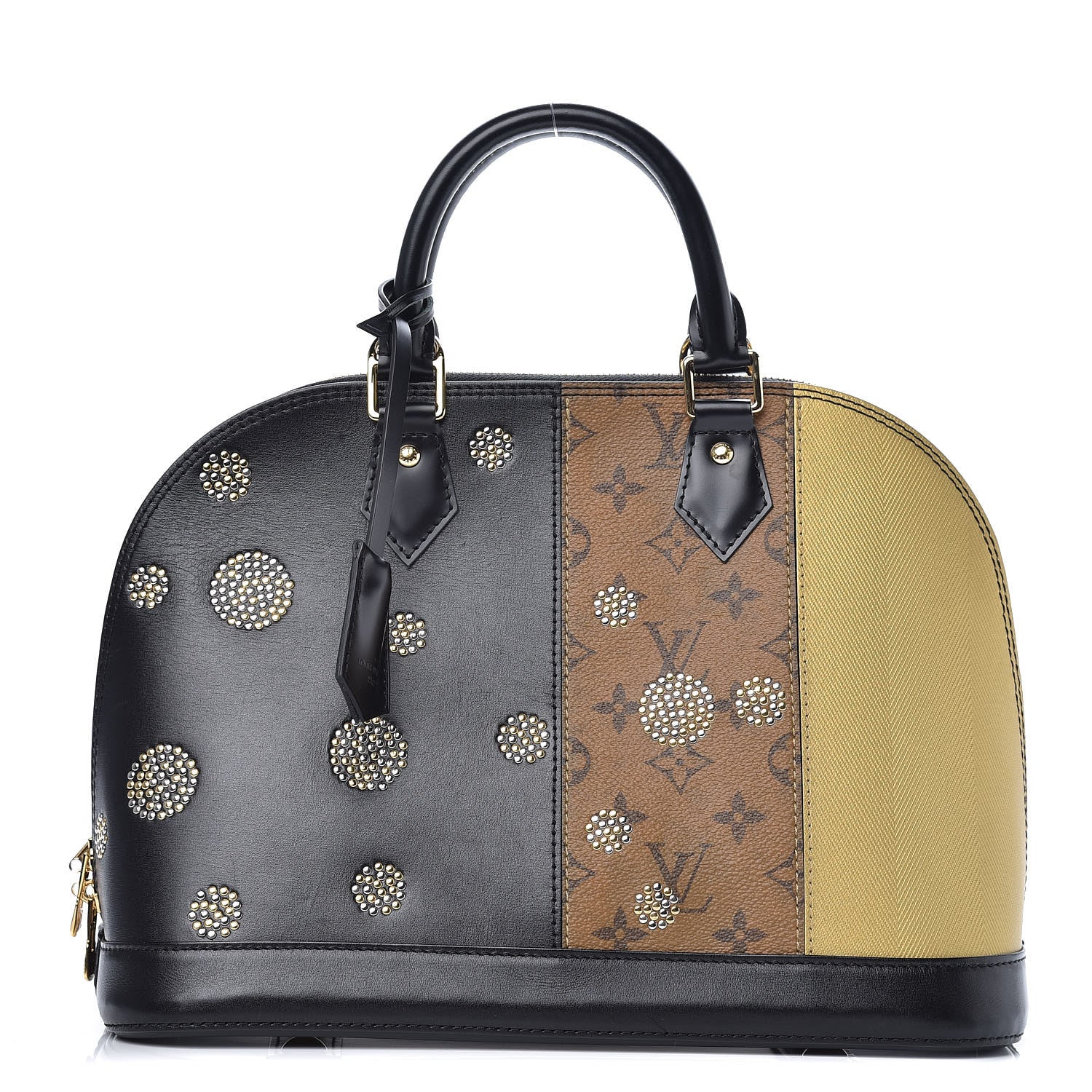 Louis Vuitton Reverse Monogram Studded Night Lights Alma PM 1 of 8