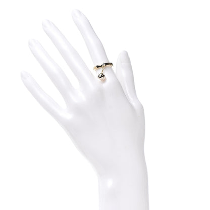 Cartier 18K Pink Yellow White Gold Diamond Trinity Knot Charm Ring 49 4.75 2 of 6