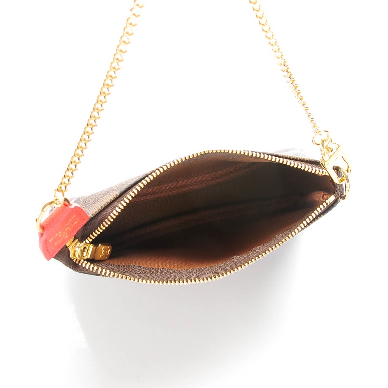 Louis Vuitton Damier Ebene 2015 Christmas Animation Mini Pochette Accessories 5 of 7