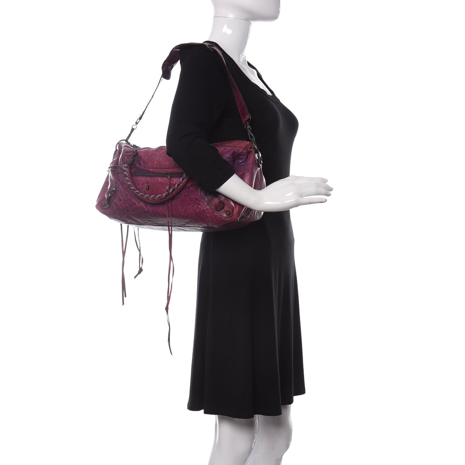 Balenciaga Agneau Classic Hardware First Raisin 2 of 10