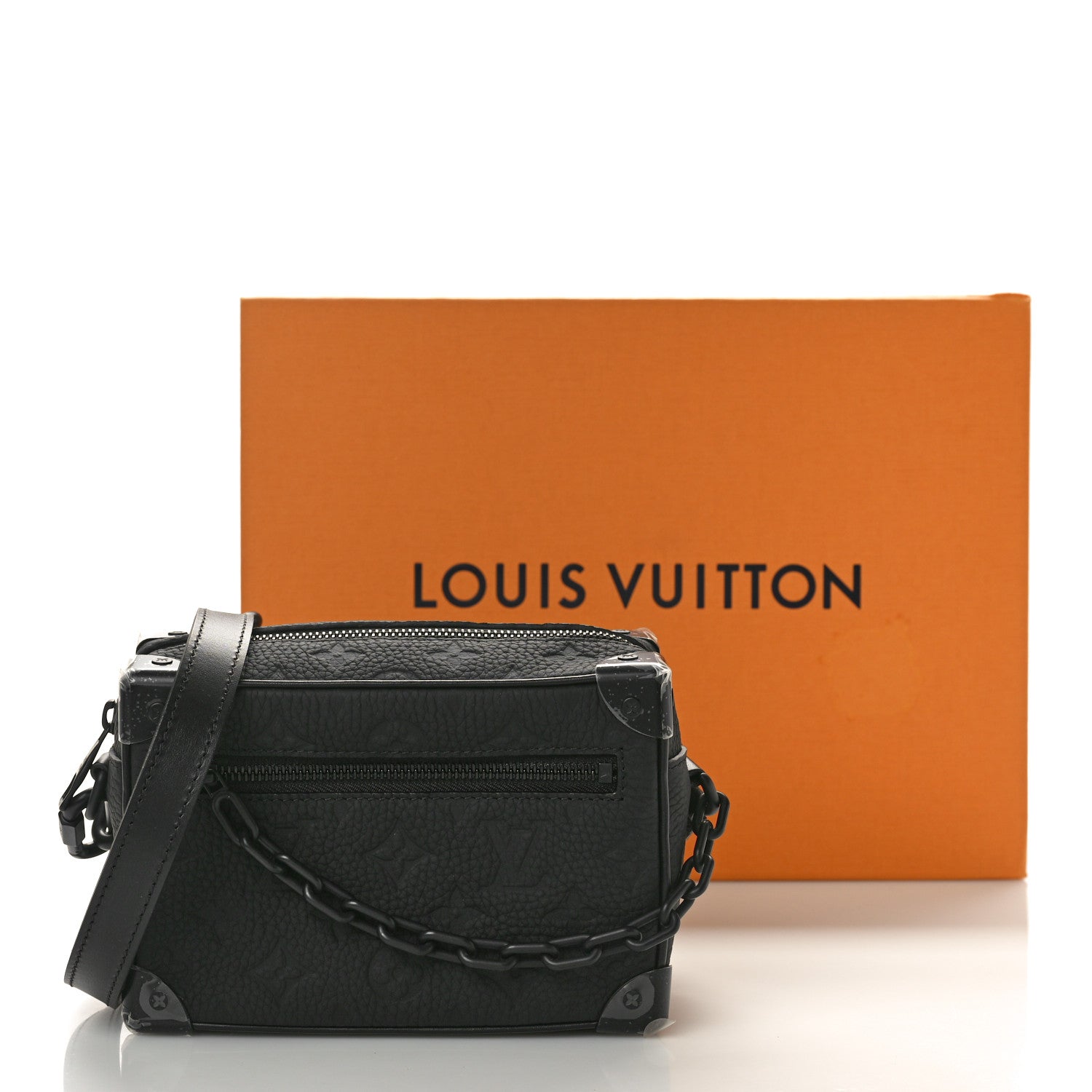Louis Vuitton Taurillon Monogram Mini Soft Trunk Black 10 of 10